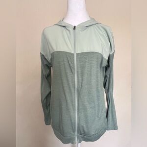 Columbia Green zip up hoodie